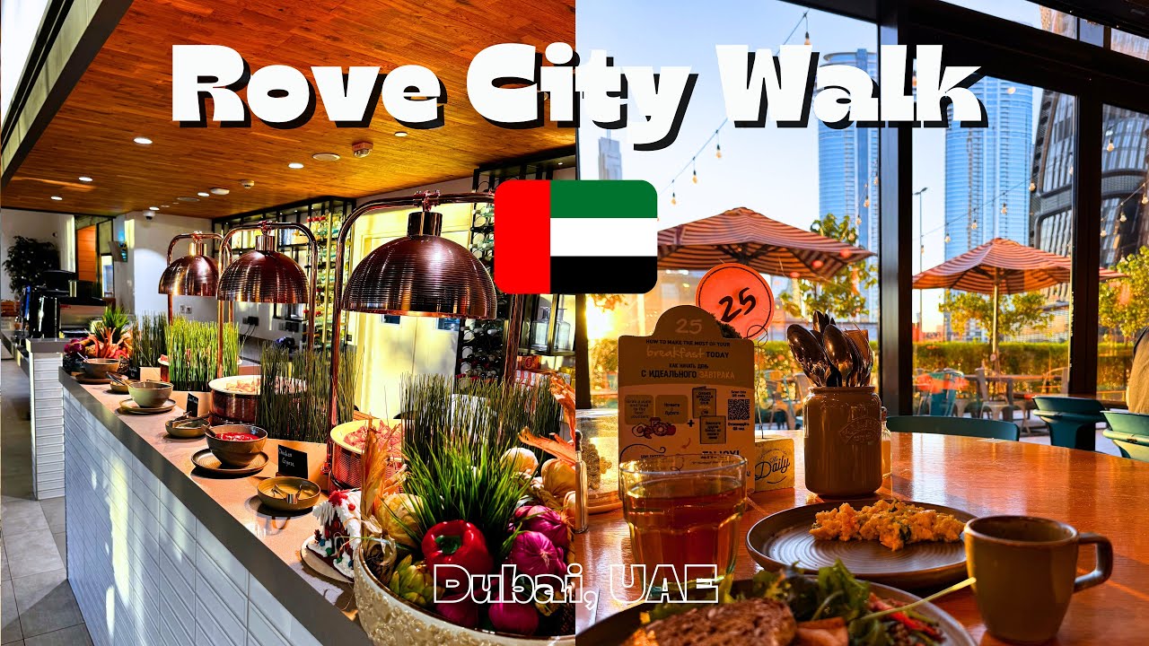 ROVE CITY WALK Hotel Dubai ⭐️ Room Tour + Breakfast
