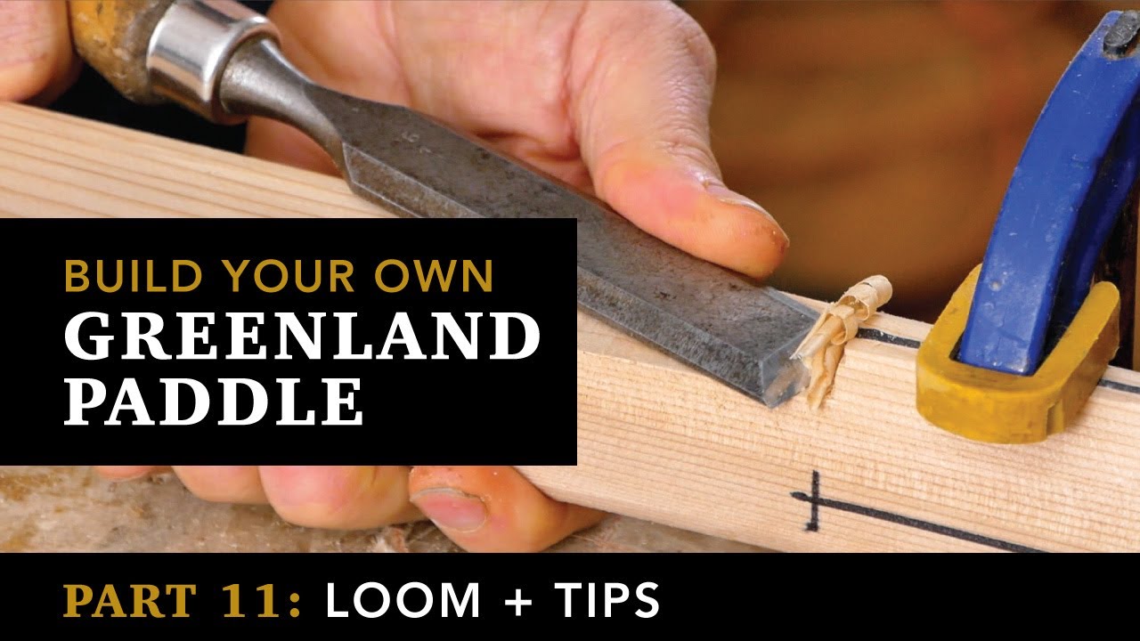 Building a Greenland Paddle, Part 11: Thinning the Loom and Rounding the Tips