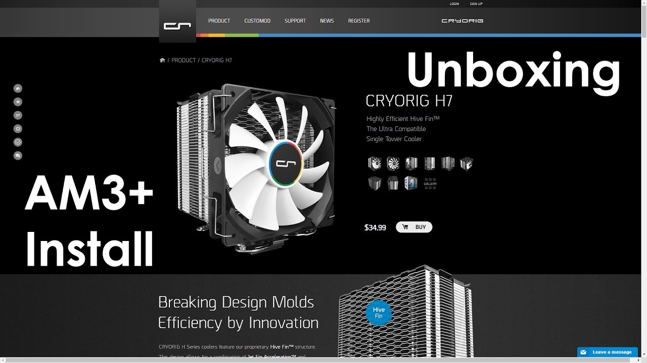 Cryorig H7 Unboxing and Installation [AM3+ Socket]
