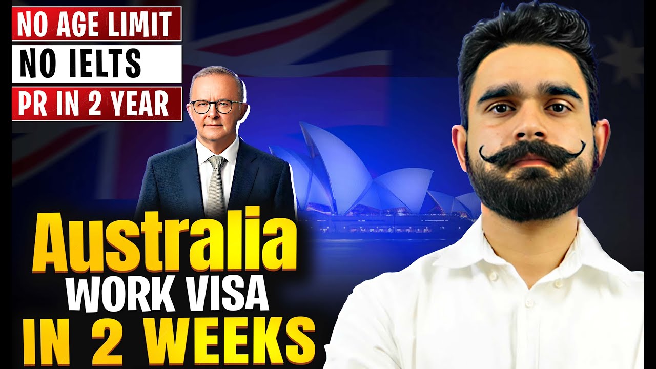 Australia 🇦🇺 Work Visa Process 2025 | PR after 2 Years | Salary $70000..