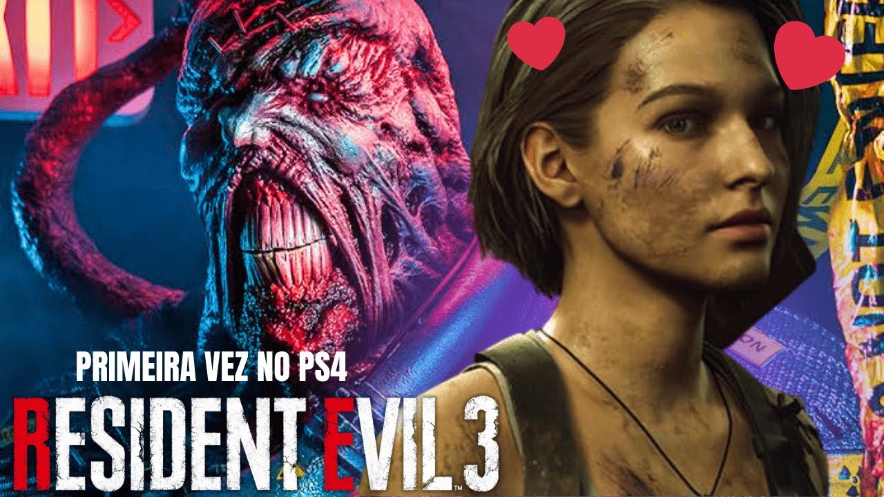 🔴 RESIDENT EVIL 3 REMAKE - PRIMEIRA VEZ NO PS4🎮 #livestream #residentevil #games