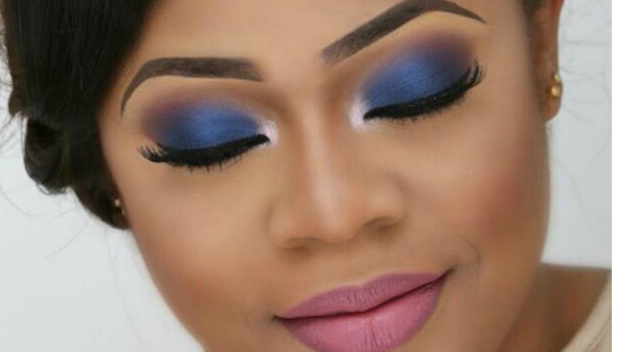 BRIDAL MAKEUP TUTORIAL/WEDDING MAKEUP  (COLOURFUL BRIDE ,BLUE SMOKEY ) |THE BEAUTICIANCHIC