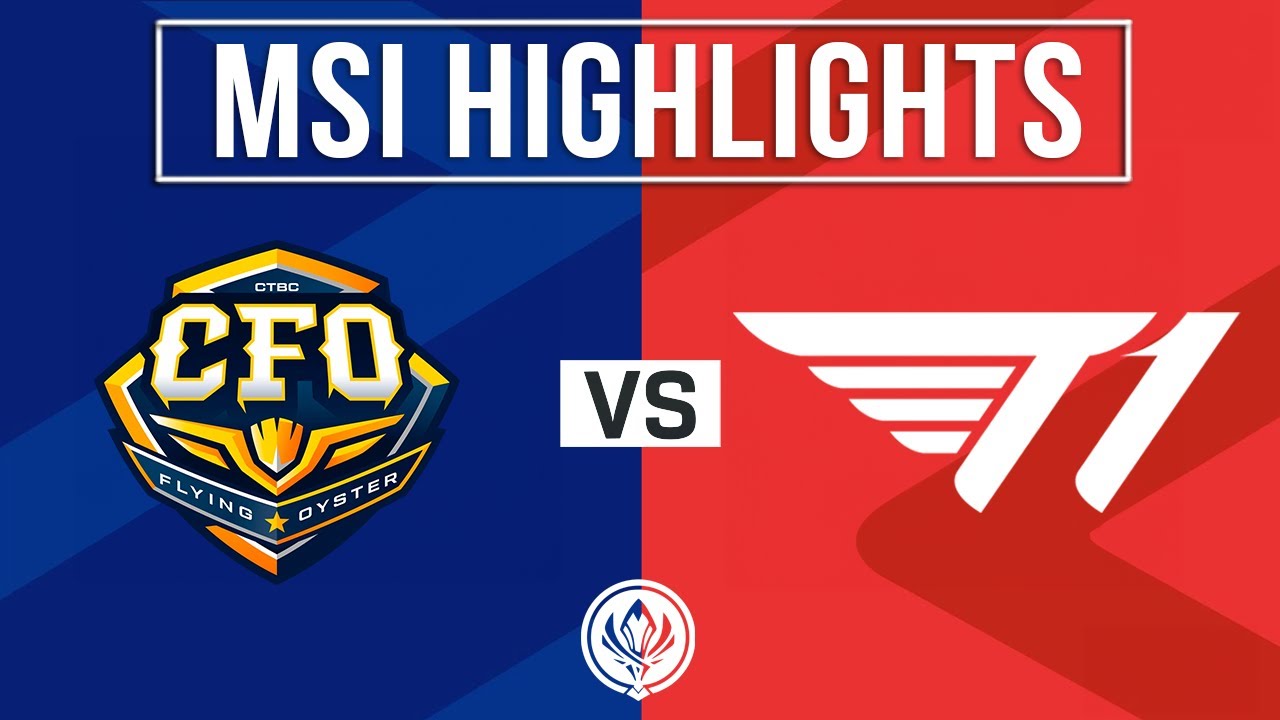 CFO vs T1 Highlights ALL GAMES | MSI 2025 Bracket Stage | CTBC Flying Oyster vs T1