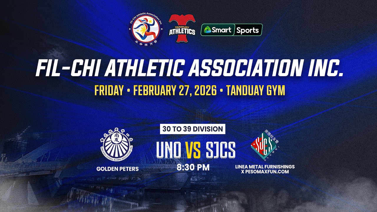 LIVE: Fil-Chi Athletic Association Inc. UNO vs SJCS