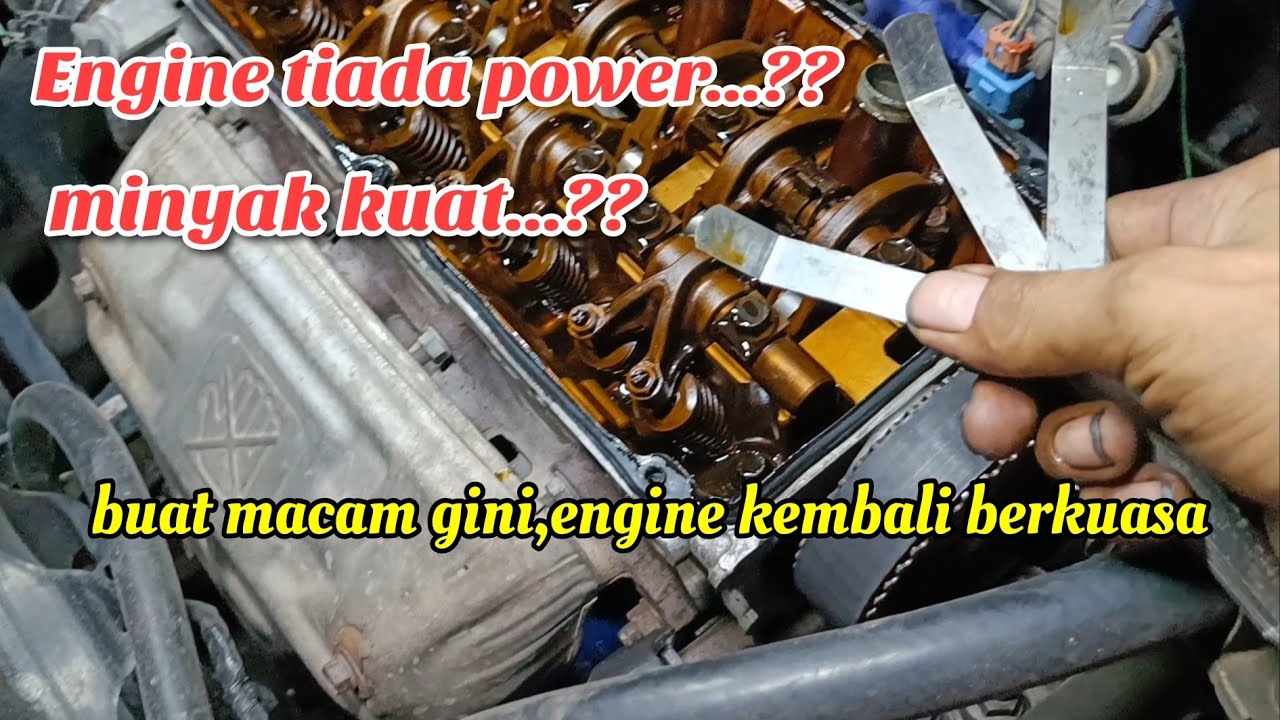 Cara Adjust Valve Clearance Proton Wira 1.6 #mechanic #dailyvlog