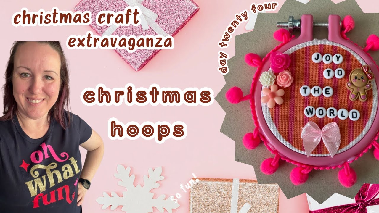 День 24 - Рождественские обручи | Рождественское творческое мероприятие!