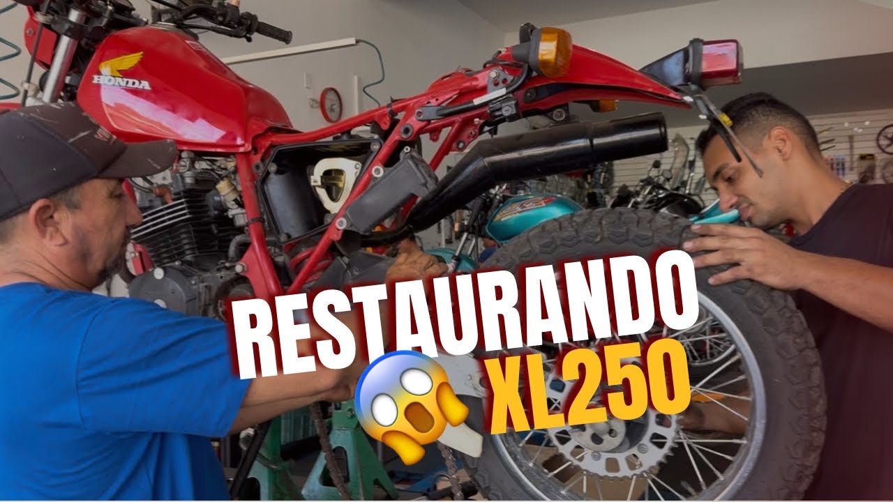 Restauração  Xl 250 ( parte 2)