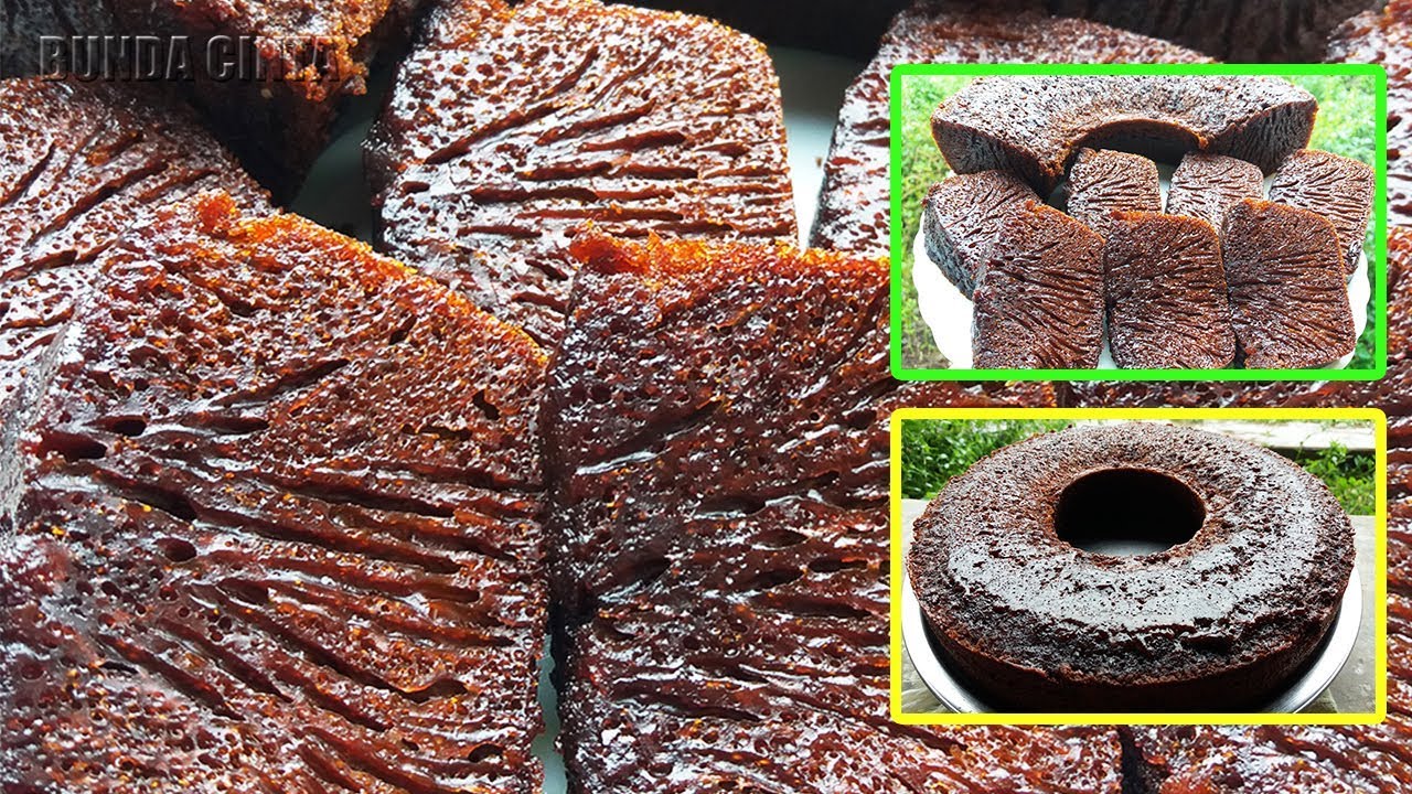 Bolu Karamel Sarang Semut Tanpa Mixer | How to Make Bolu Caramel