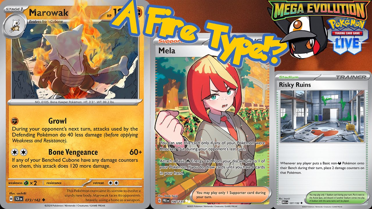 Tera Marowak stock is on the rise with this Mega Evolution Card! Pokemon TCG Live!