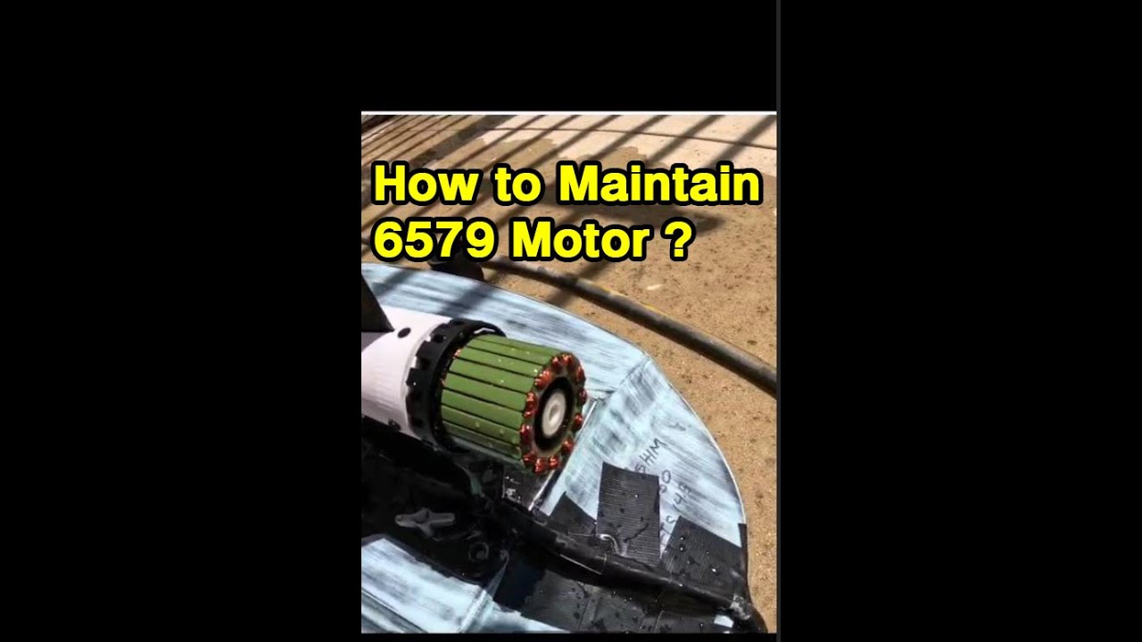 How to Maintain Maytech 6579 Outrunner Waterproof Motor After Everytime Use ?