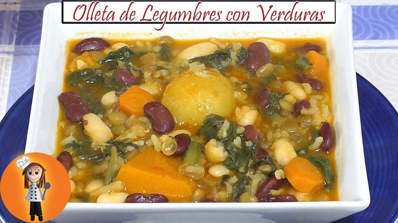 Olleta de Legumbres y Verduras | Receta de Cocina en Familia