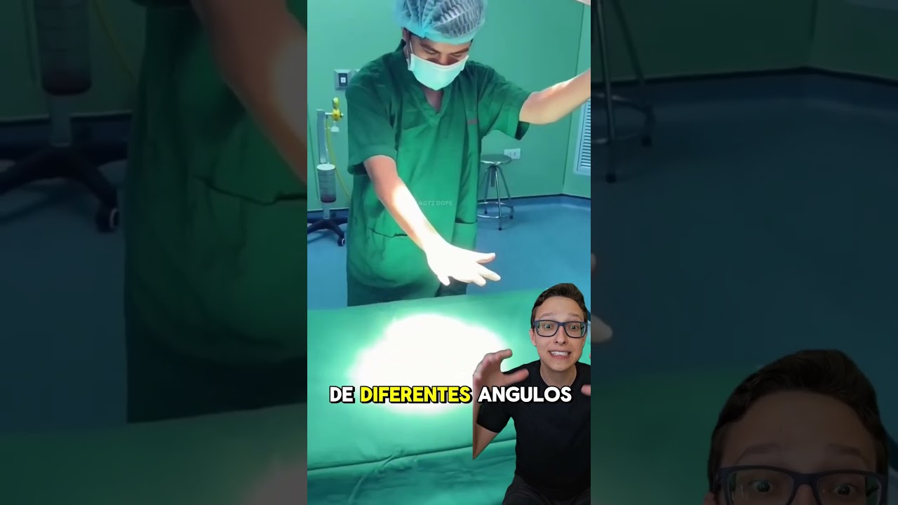 Luz de Cirurgia sem sombra 😱💡#medicina #medico #curiosidadesmedicas #enfermagem #cirurgiaplastica