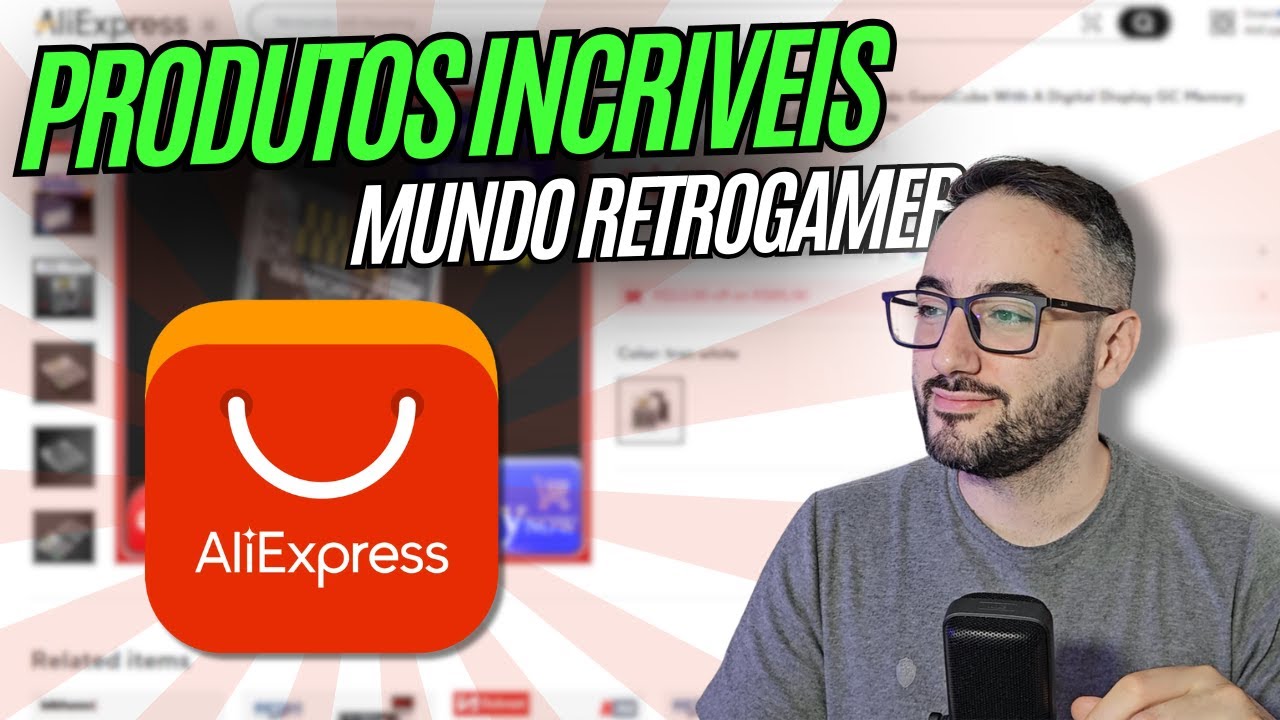 As MELHORES COMPRAS do MUNDO RETROGAMER no AliExpress!