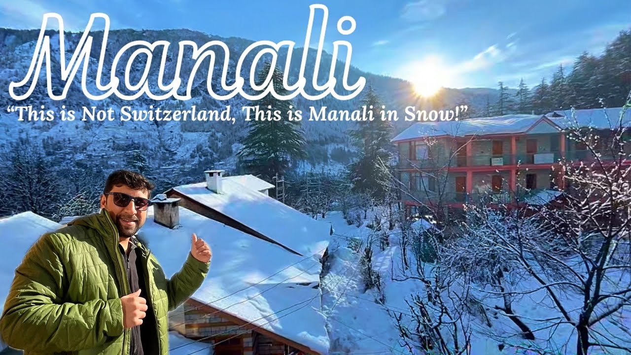 It is snowing in Manali II Winter Travel Vlog 2026 