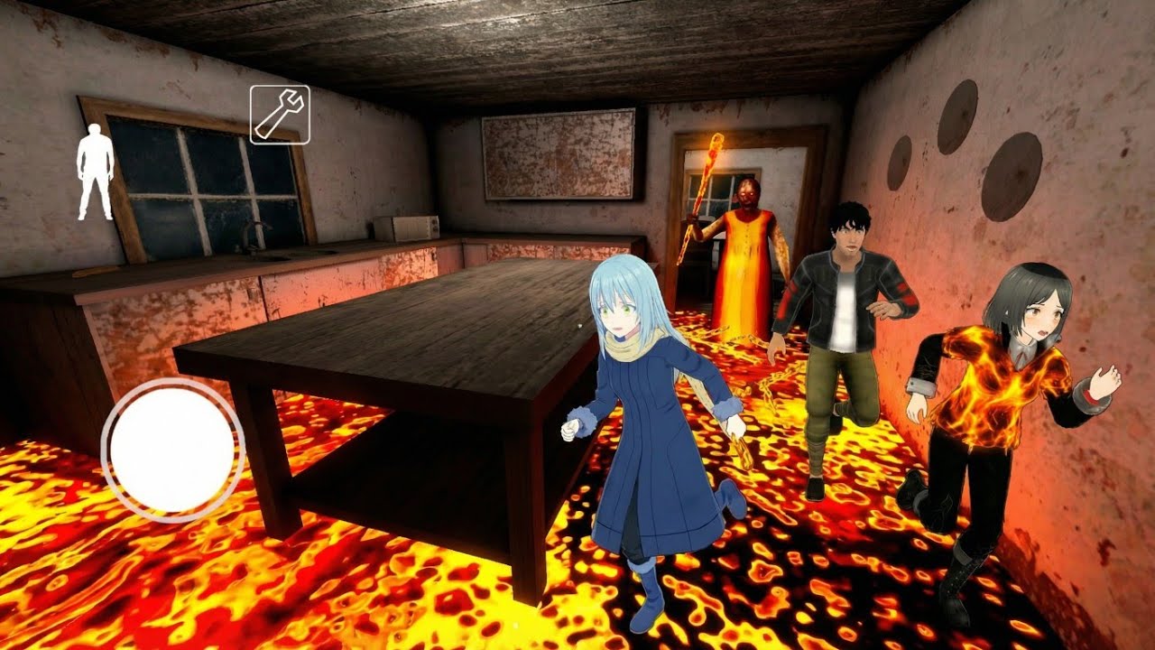 Floor is Lava 🌋 | Granny Lava Mode | Granny Horror Game | Lava House  #granny #girl_techno_gamerz
