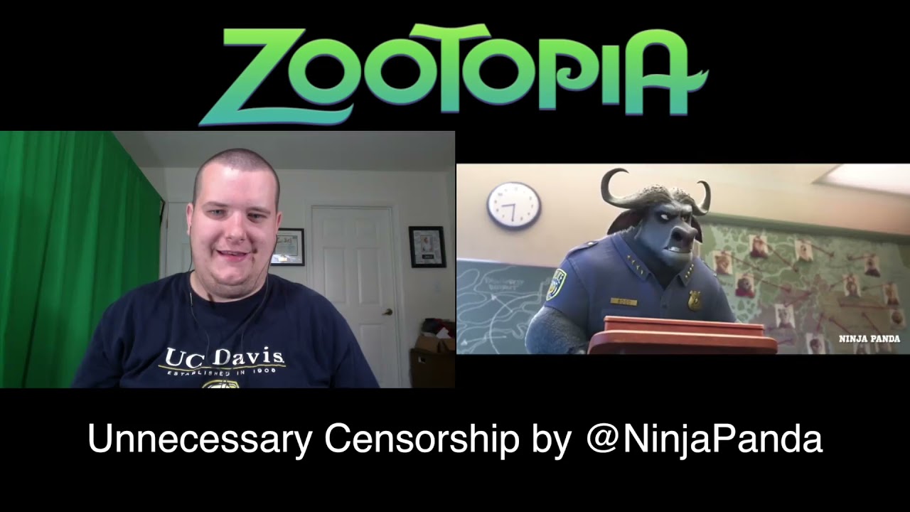 ZOOTOPIA | Unnecessary Censorship | Ninja Panda | Reaction Video