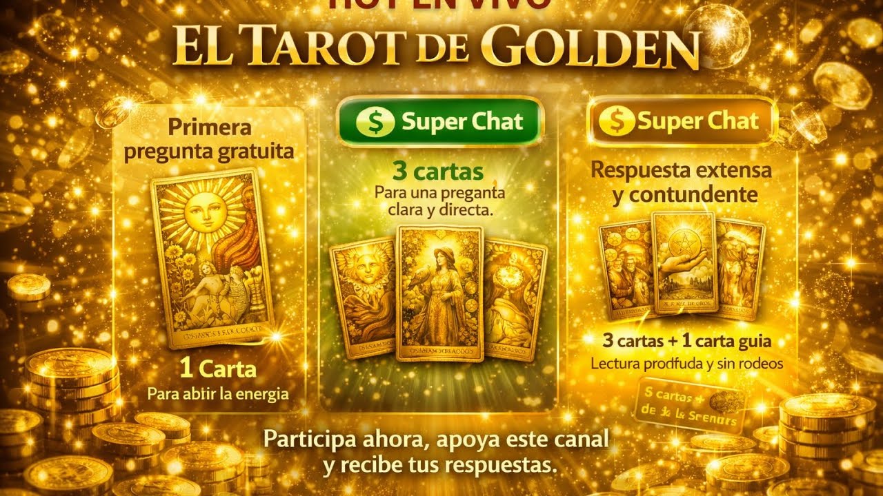 🔮 TAROT EN VIVO | Respuestas personales aqu&iacute; y ahora ✨ Super Chat activado