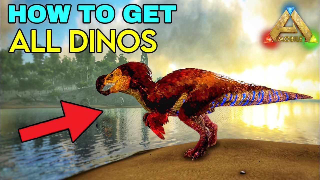 Ark Mobile Revamp How to get all Dinos