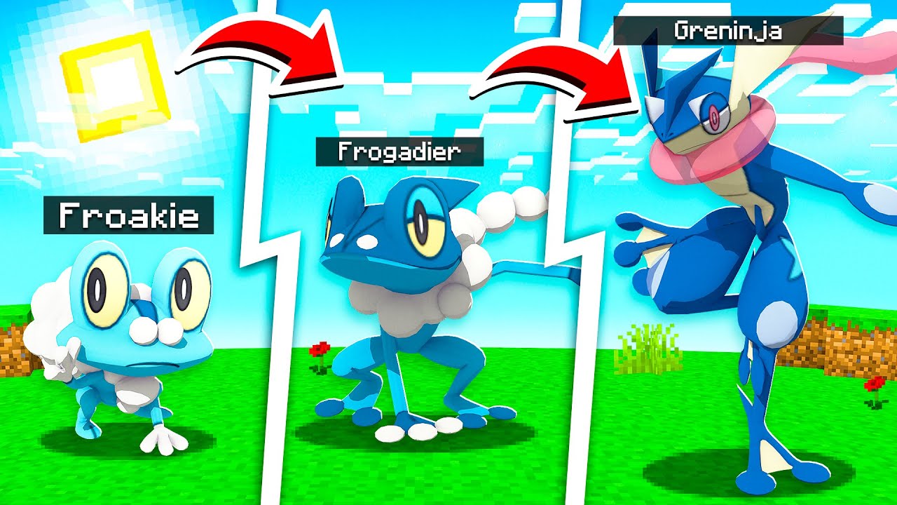 LIFE OF A MAX LEVEL GRENINJA IN MINECRAFT
