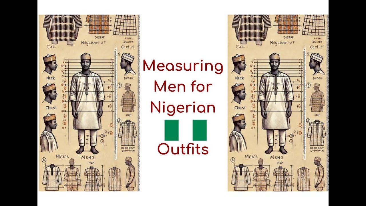 Measuring Men for Nigerian Outfits