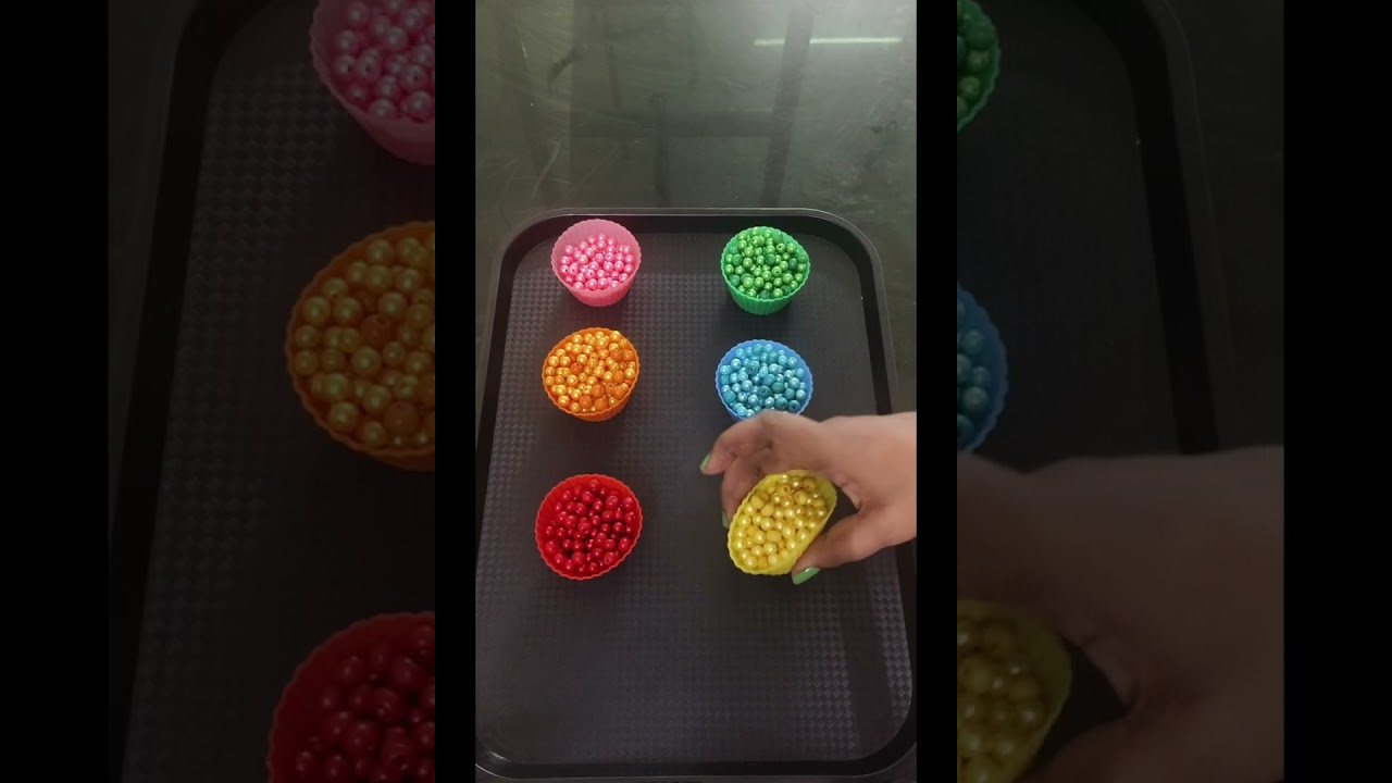 Pouring out and reversing beautiful beads .plz Subscribe 🙏#satisfying #beads #asmr #viralvideo