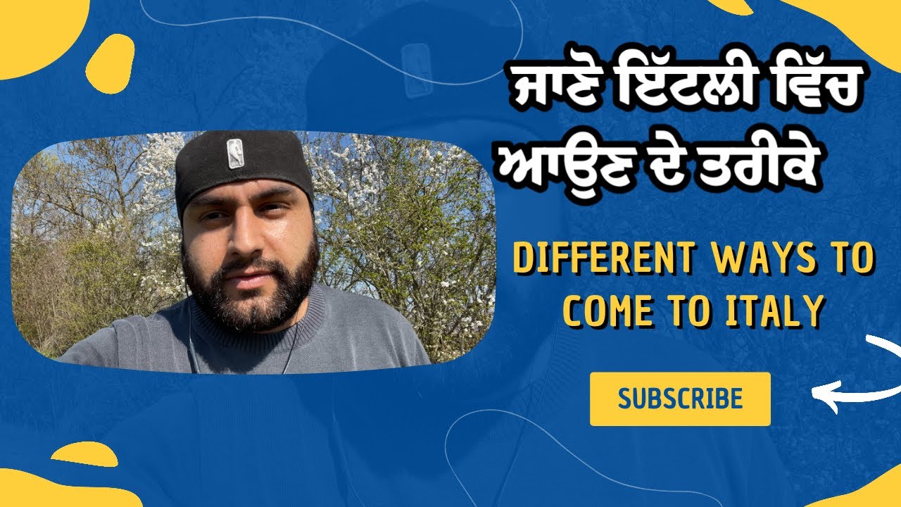 PAPER ITALY 2022 HOW TO COME TO ITALY PUNJABI IN ITALY DE NAZARE#italywale#punjabi#punjabifarmer