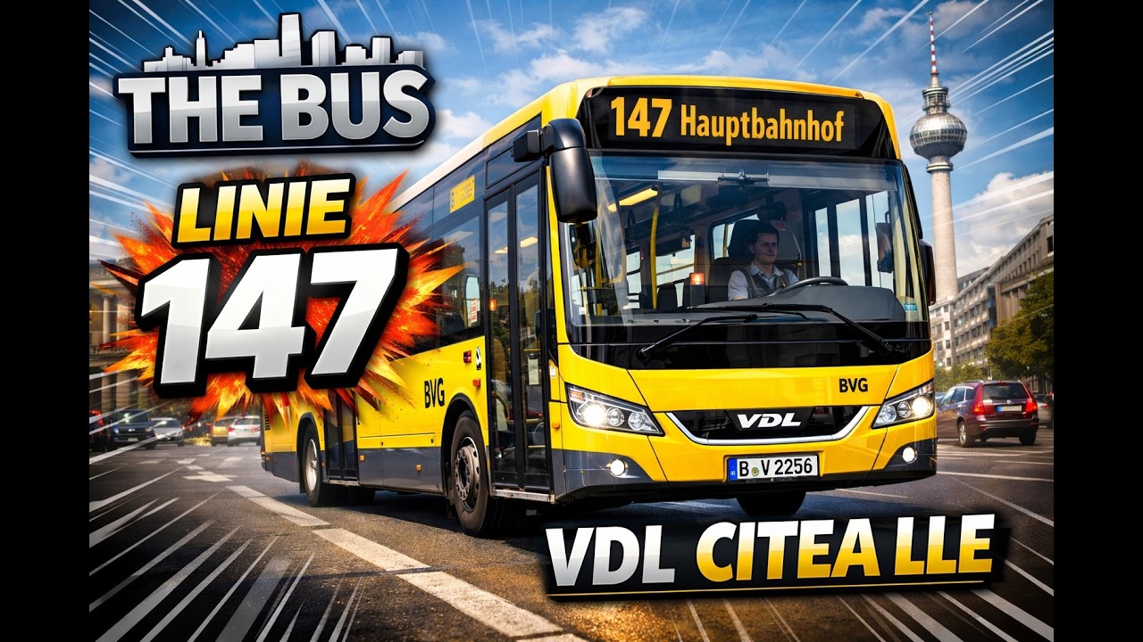 Busfahrer in Berlin! 🚌 Linie 147 mit dem VDL Citea LLE | The Bus