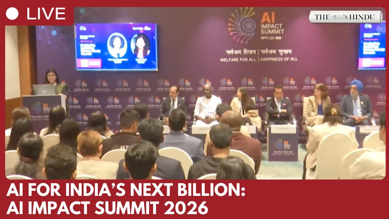 Panel at AI Impact Summit 2026 in New Delhi focuses on AI for India’s next billion users