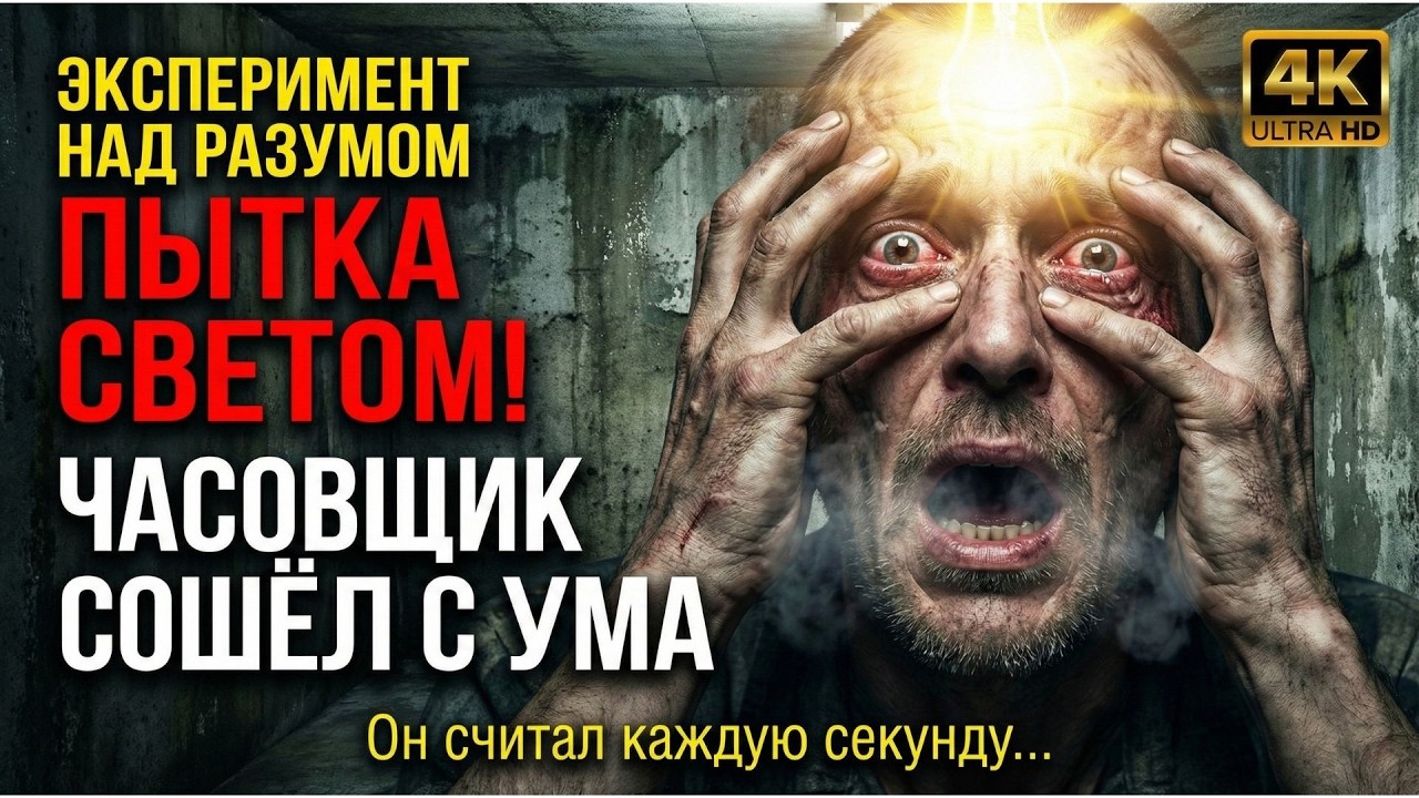 ПЫТКА СВЕТОМ ТРАГЕДИЯ ЧАСОВЩИКА В ОДИНОЧНОЙ КАМЕРЕ