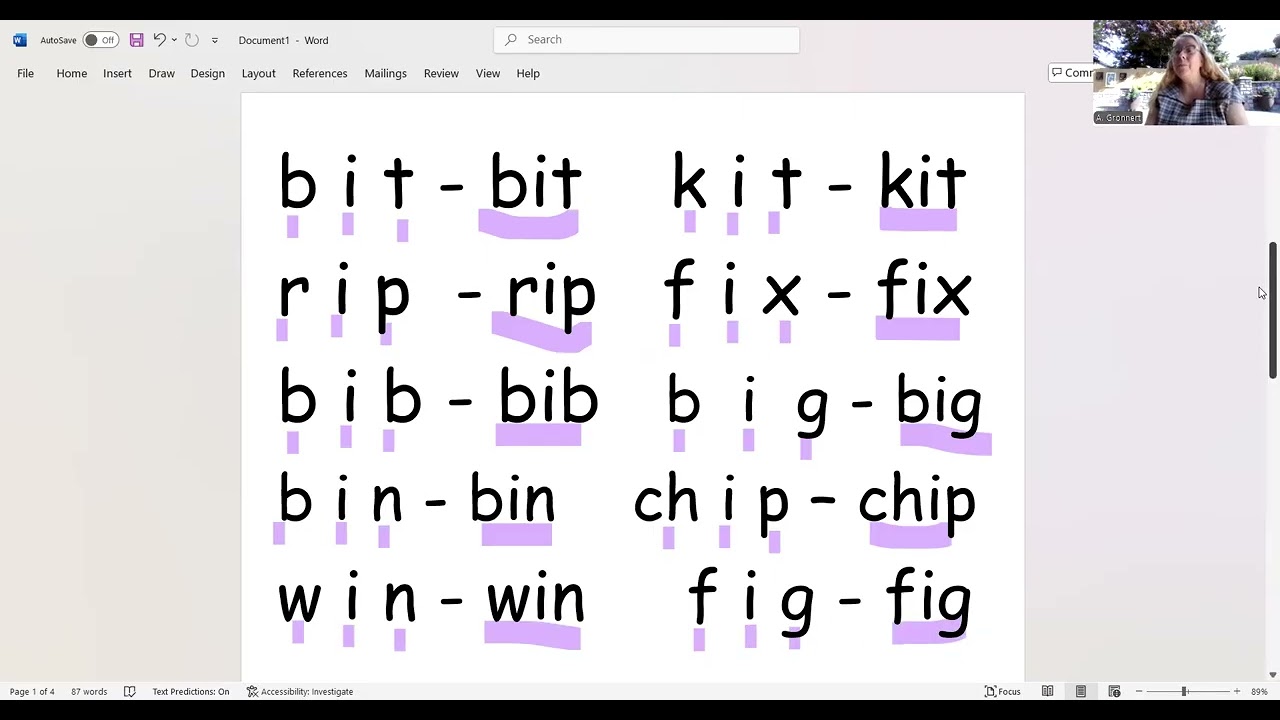 ECRI 2nd Grade Module 1 Week 1 Phonics Blend and Read short i
