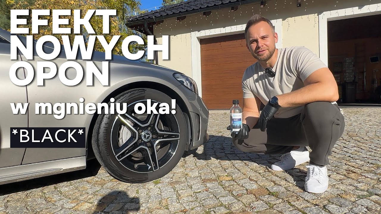 EFEKT NOWYCH OPON! Testujemy czernidło &ndash; zobacz niesamowitą r&oacute;żnicę!  BLACK od PRO-CHEM (50/50)