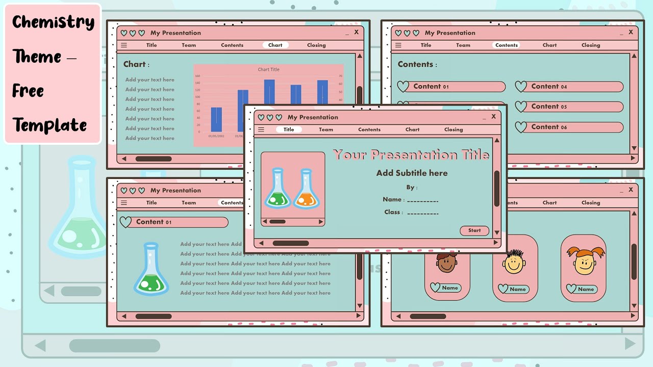 FREE TEMPLATE || AESTHETIC PPT || CHEMISTRY  THEME