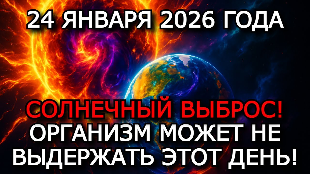 МАГНИТНЫЕ БУРИ 24 ЯНВАРЯ 2026 &mdash; КРАСНЫЙ УРОВЕНЬ ОПАСНОСТИ И УДАР ПО МАГНИТОСФЕРЕ