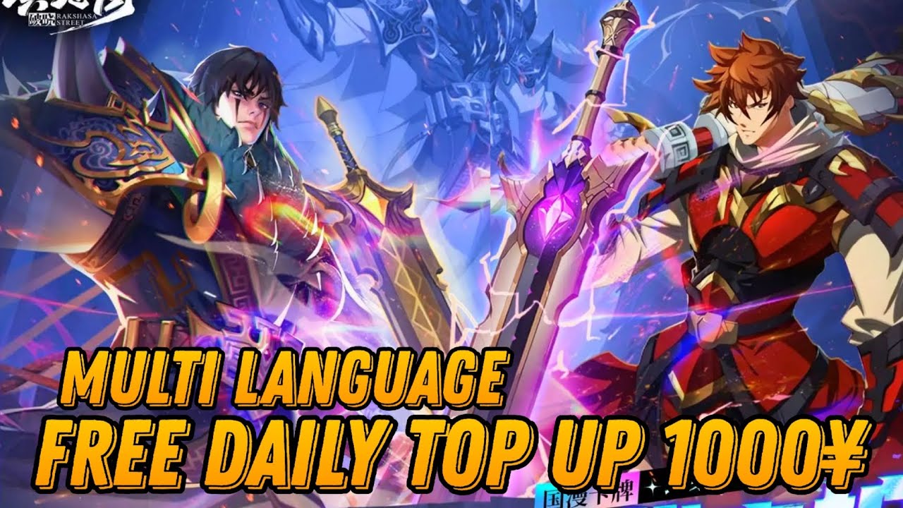 Rakshasa Street: Dawn English - Free Daily Top Up 1000¥ + SSR Hero & Skin & Discount 99,5% / X7 Game