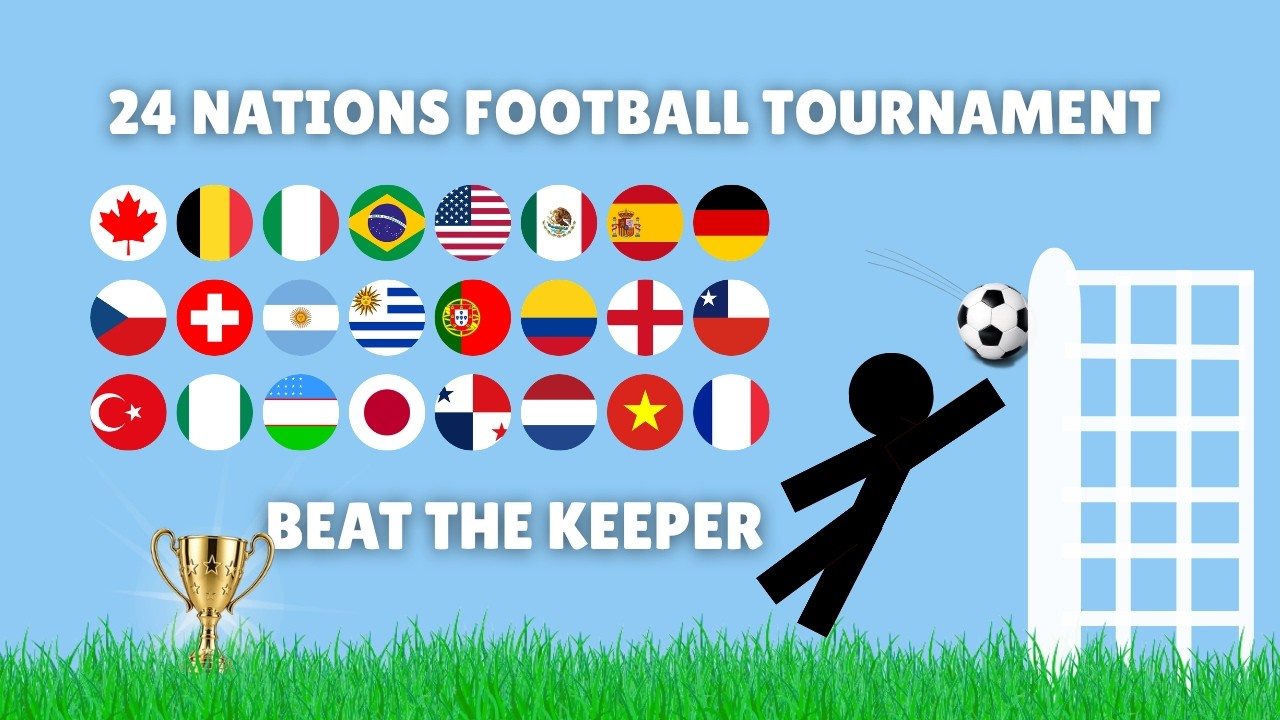 24 Nations Football Tournament - Beat The Keeper Marble Race