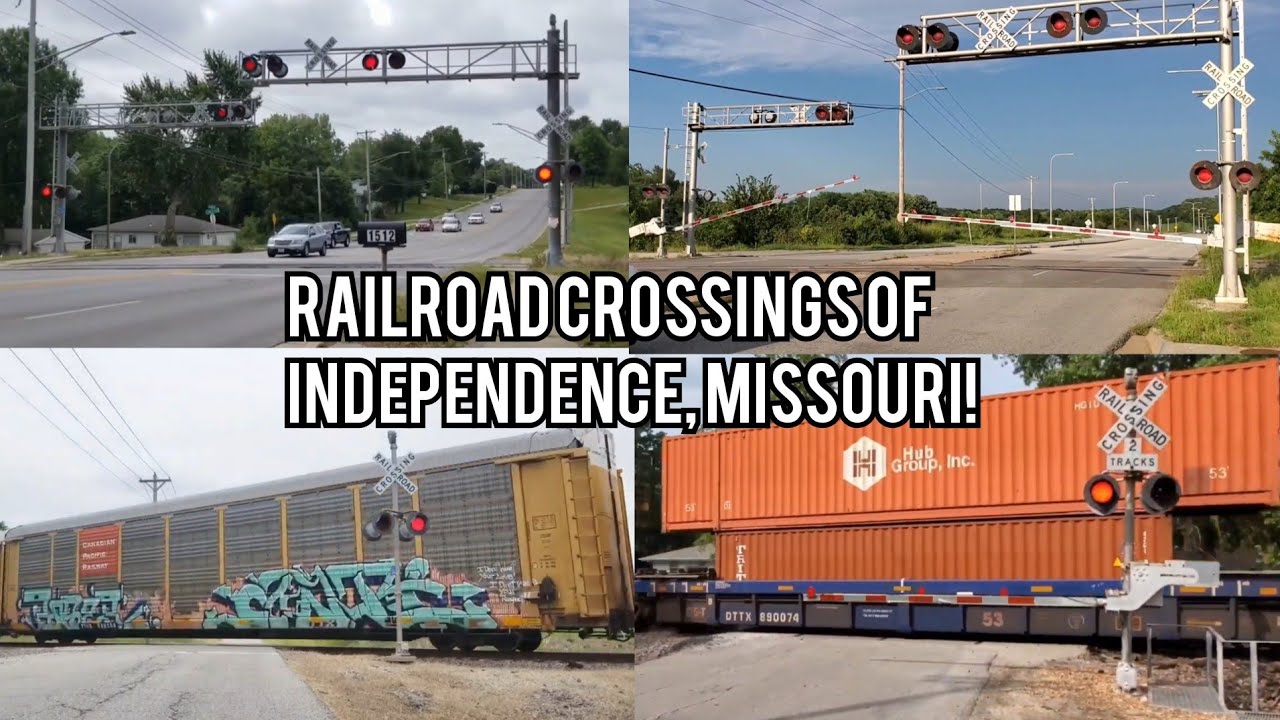 ALL Signalized Railroad Crossings of Independence, Missouri!