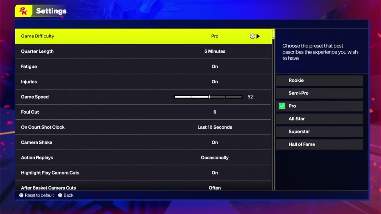 How to change Tendencies, Fouls and Movement sliders in NBA 2K25