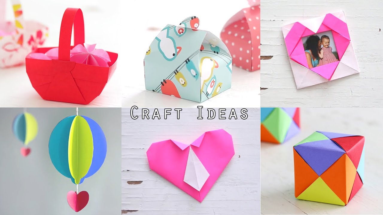 6 Best Paper Crafts | DIY Paper Craft | Ventuno Art
