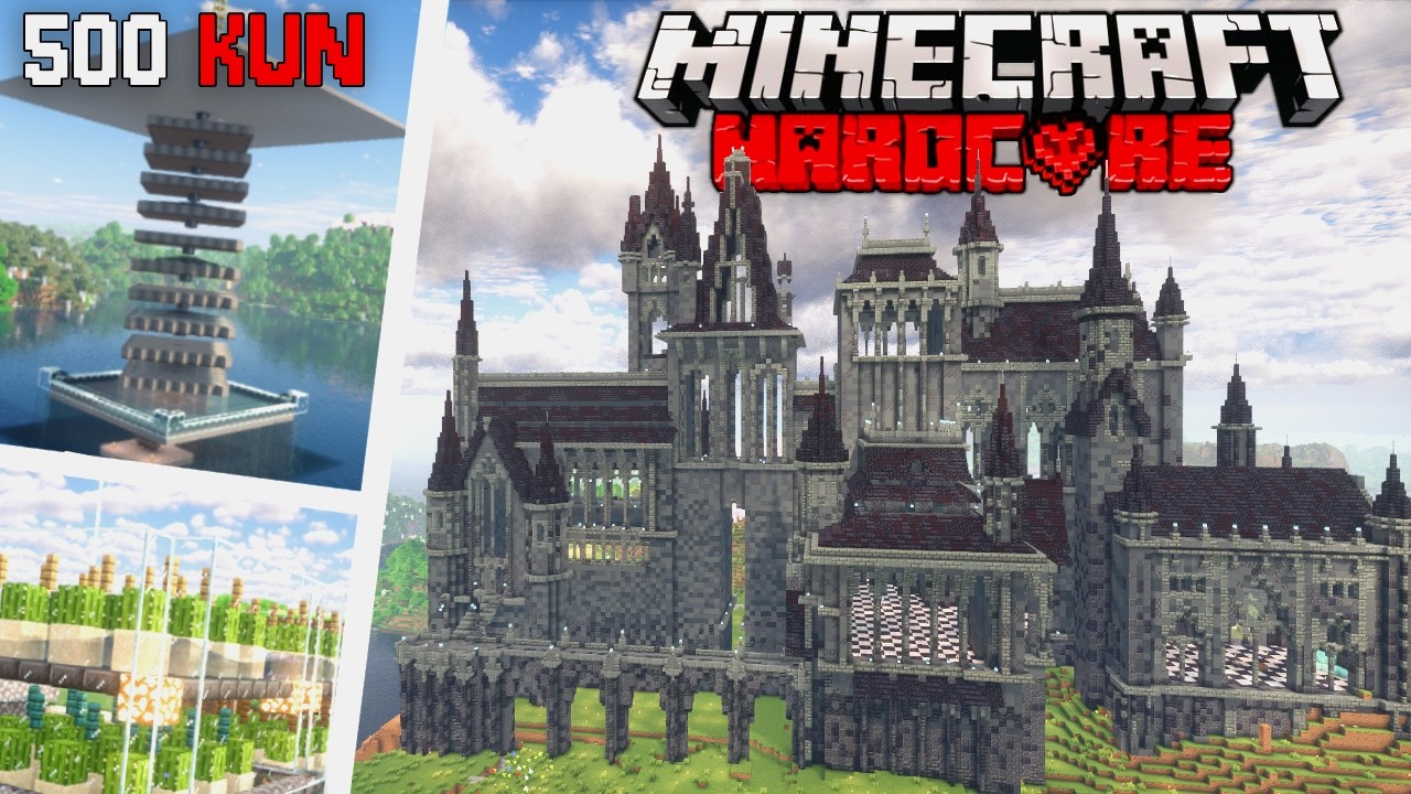 Minecraft Hardkorda 500 KUN Yashadik