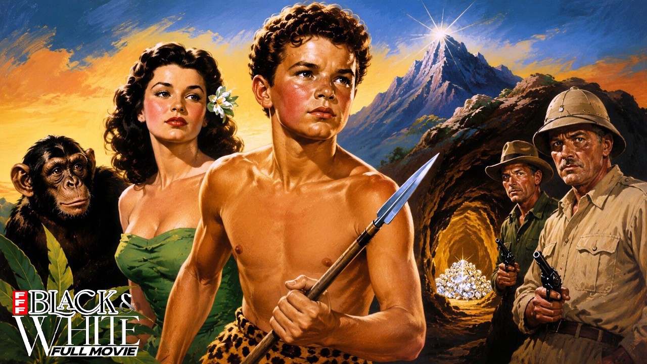BOMBA THE JUNGLE BOY: AFRICAN TREASURE (1952) | Johnny Sheffield | Jungle Action Full Movie