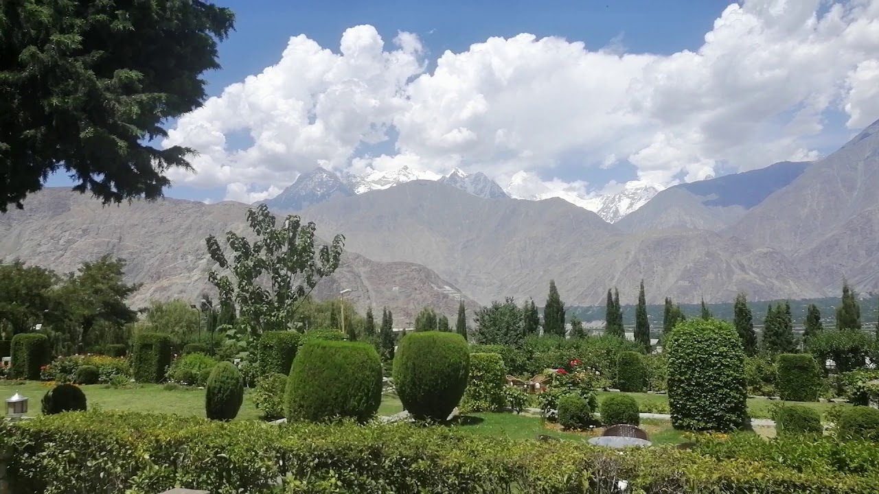 Gilgit city view from Serena hotel Gilgit