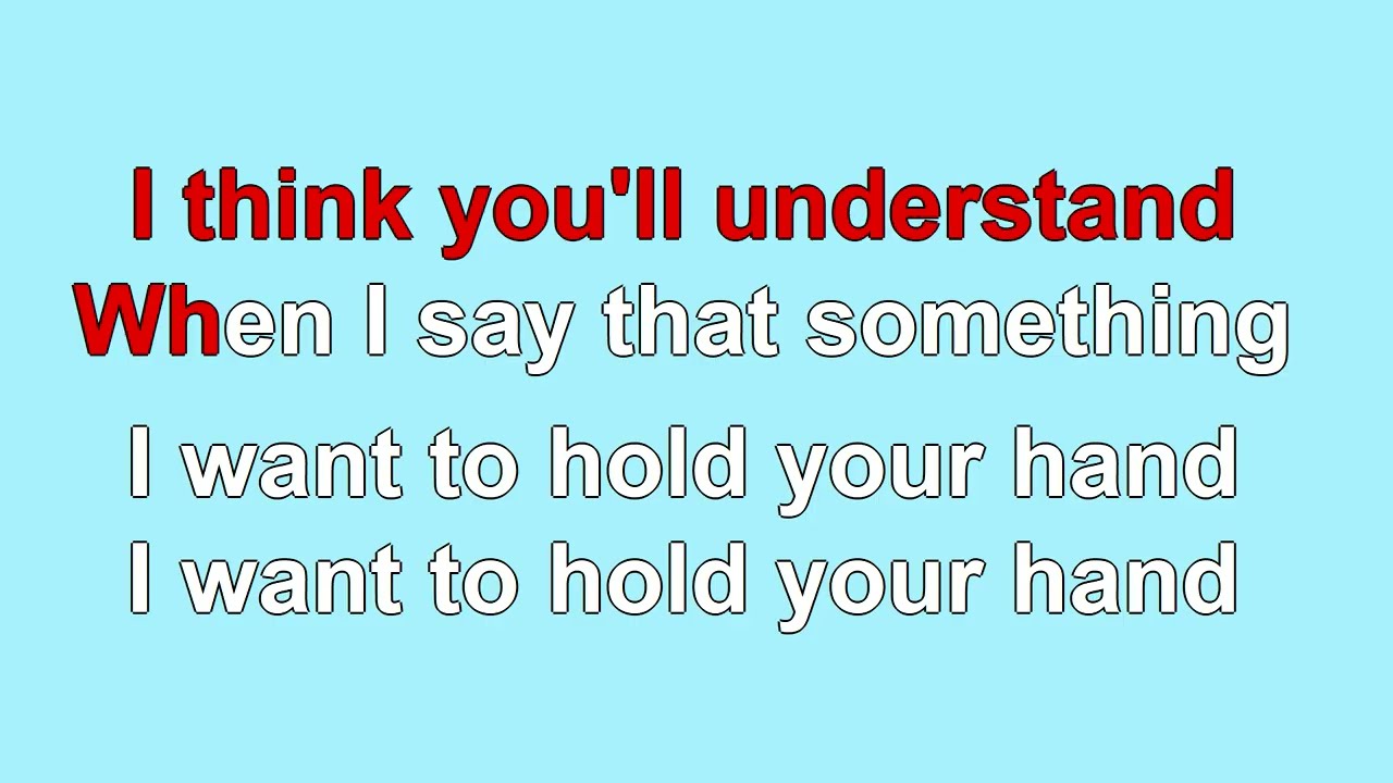I Want To Hold Your Hand 1963