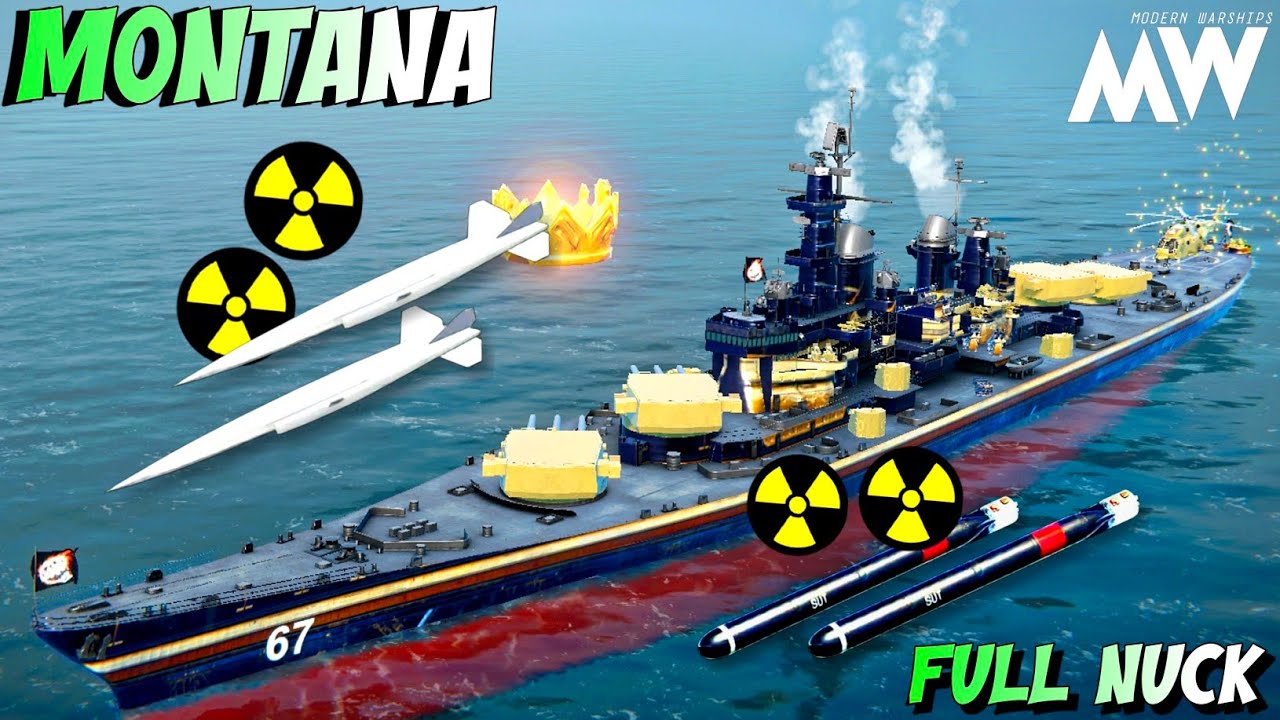 Full Nuke☢️ Montana &mdash; Fastest Match Ever in Modern Warships! 