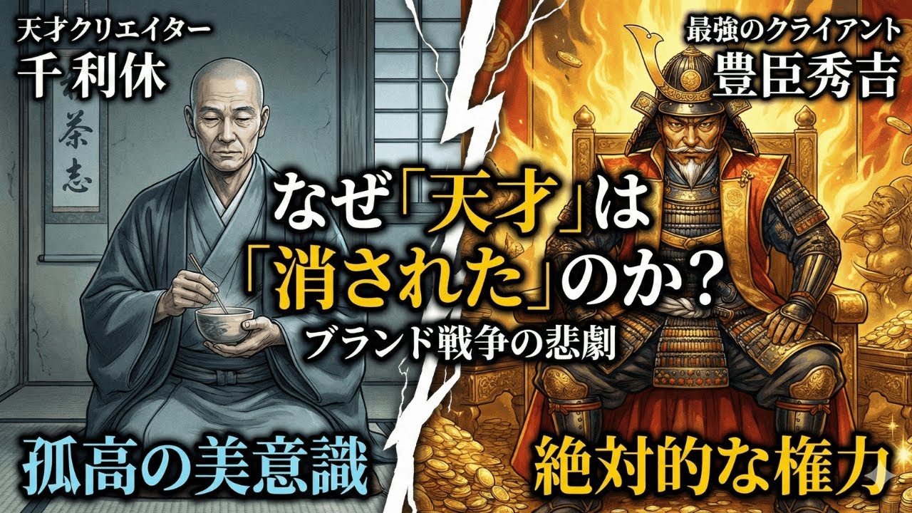 なぜ天才クリエイターは、最強のクライアントに“消された”のか？～千利休と豊臣秀吉の「ブランド戦争」の悲劇～