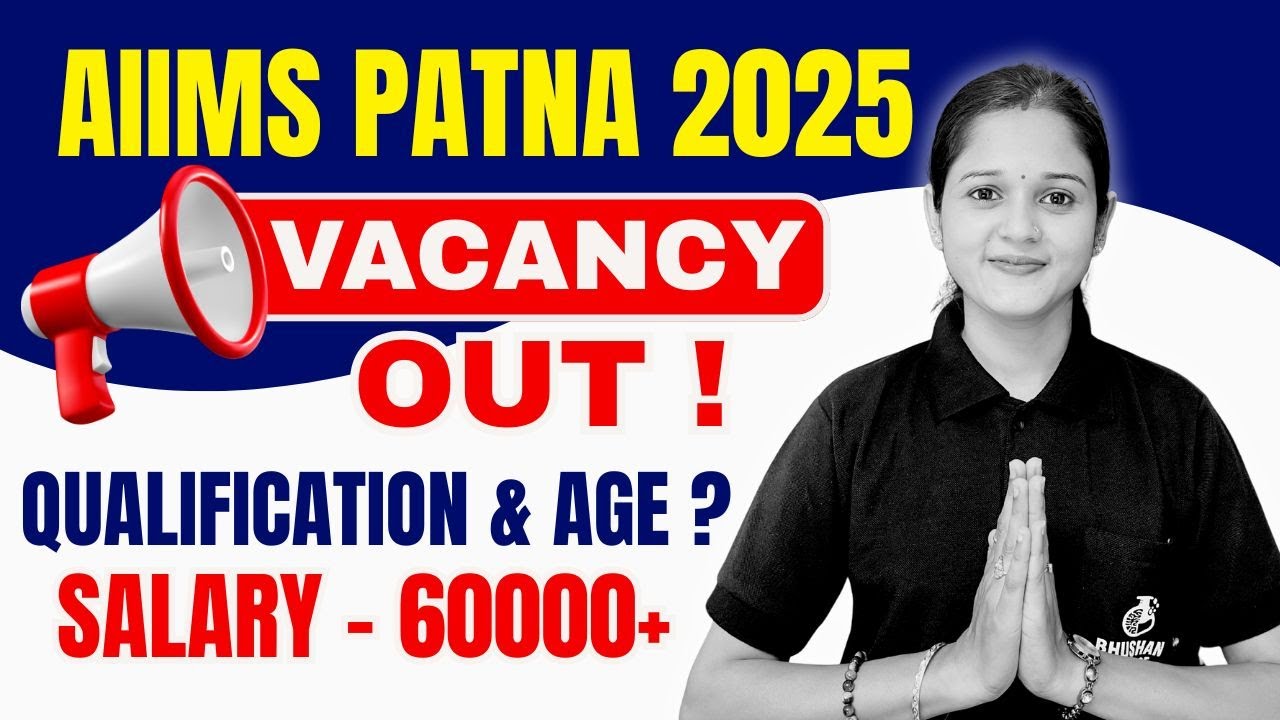 AIIMS PATNA PARAMEDICAL VACANCY 2025 | aiims patna lab technician vacancy 2025 | AIIMS VACANCY 2025