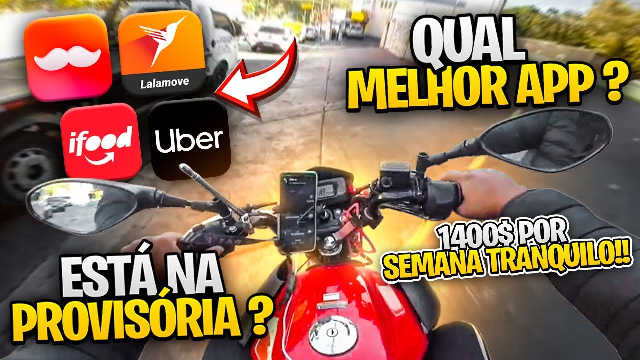 CNH PROVIS&Oacute;RIA: QUAIS APPS DE ENTREGA QUE ACEITAM? #cnh #habilitacao #uber
