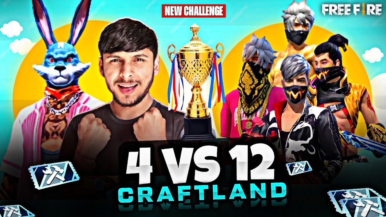 4 VS 12 😧| SMOOTH444 ANKUSH FF TUFAN FF & KHATRI FF VS 12 PC PLAYERS😱 #freefire #nonstopgaming