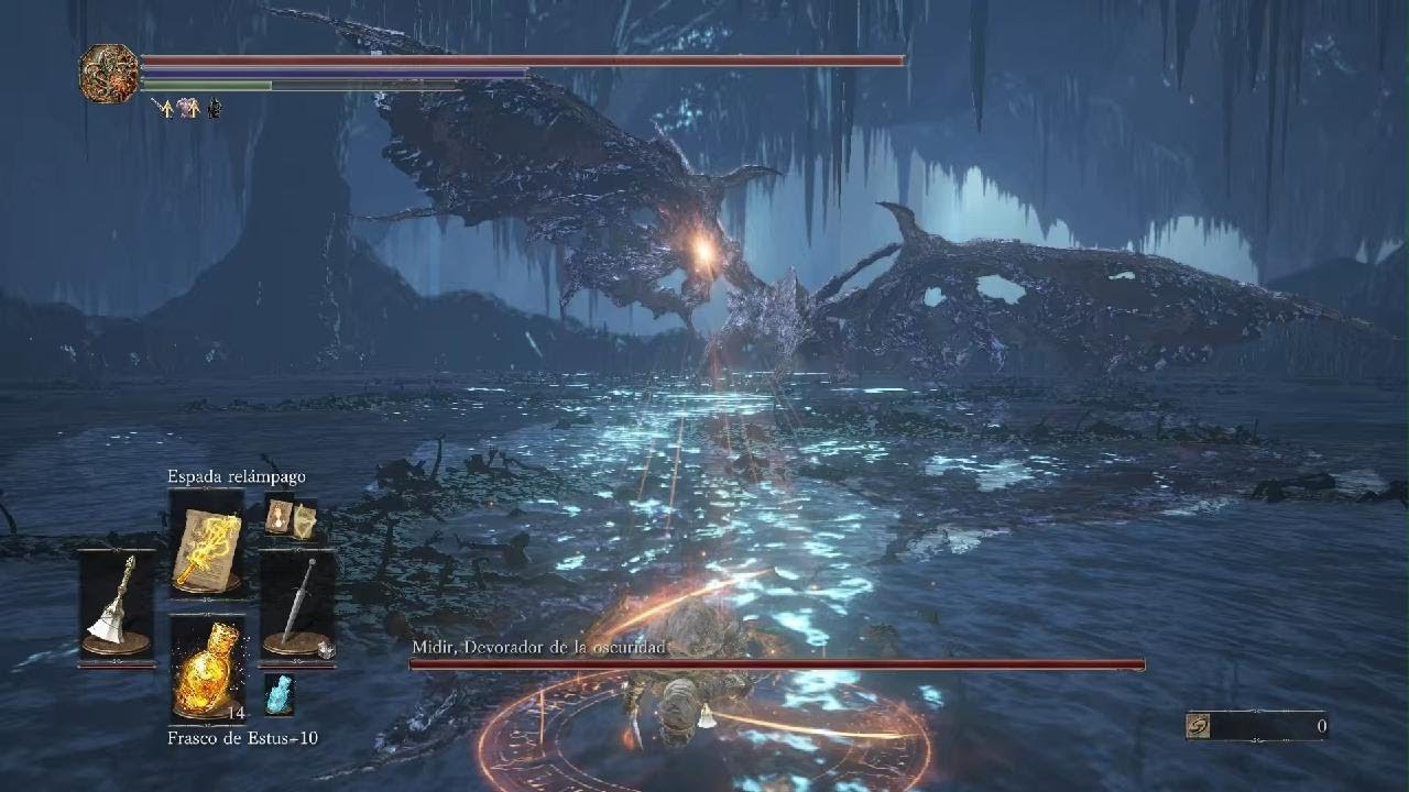 DARK SOULS III Darkeater Midir Boss Fight ( (NG+7)
