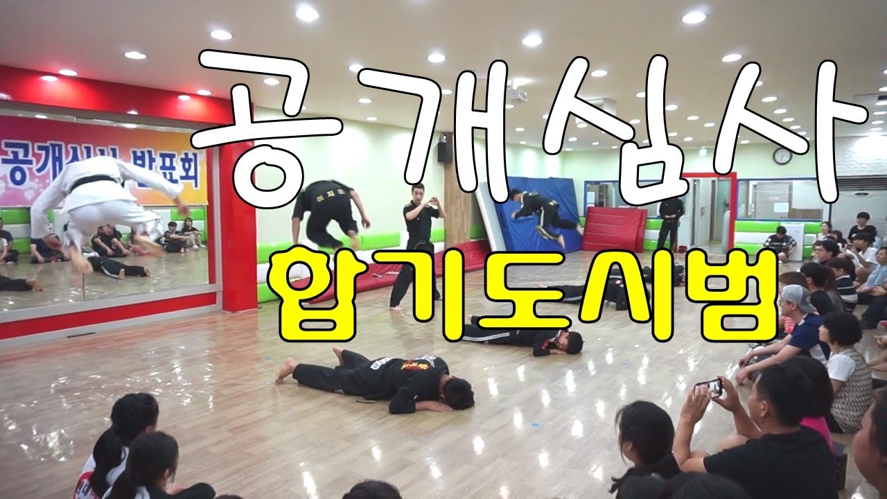 공개심사시범[합기도시범영상]낙법.호신술.발차기.쌍절곤 hapkido demonstration