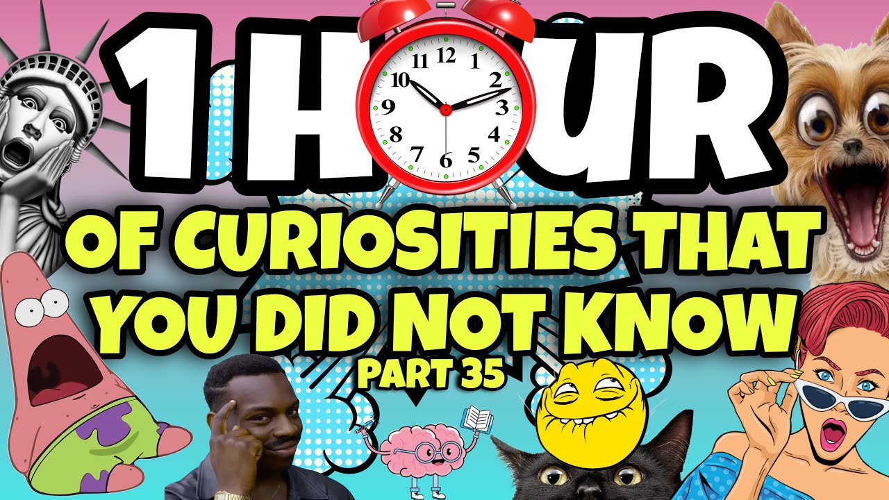 1 HOUR OF CURIOSITIES AND THINGS YOU DIDN'T KNOW 🧠⏰ #35